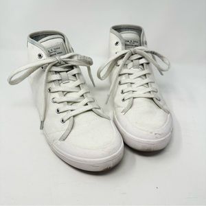Rag & Bone Women’s Canvas High Top White Sneakers Size 9